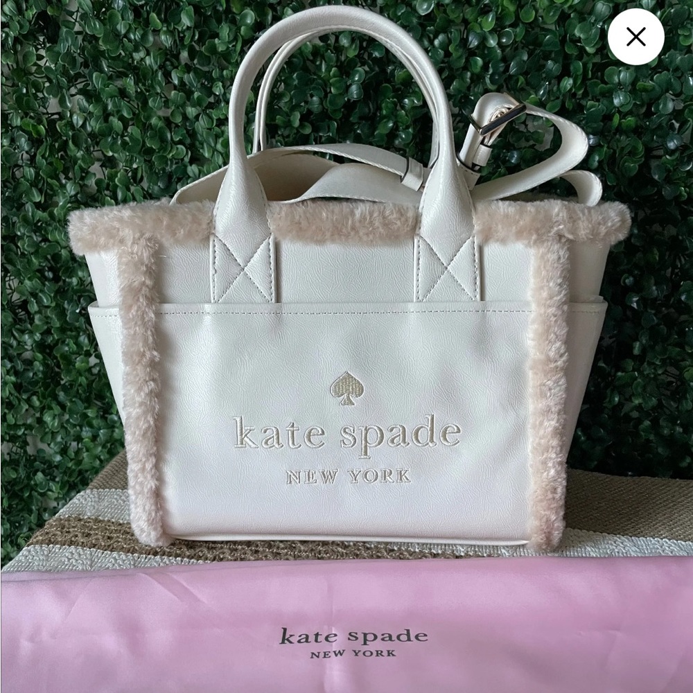 Kate Spade Fur Lined Small Tote Crossbody